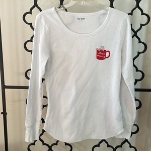 Old Navy Waffle Fabric Long Sleeve Shirt